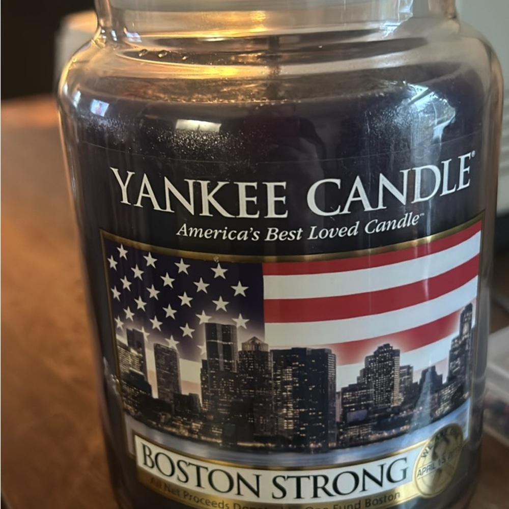 Yankee Candle Boston Strong Candle unused